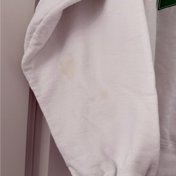 The Bar Varsity Sweatshirt White/Green - Picture 3 of 5